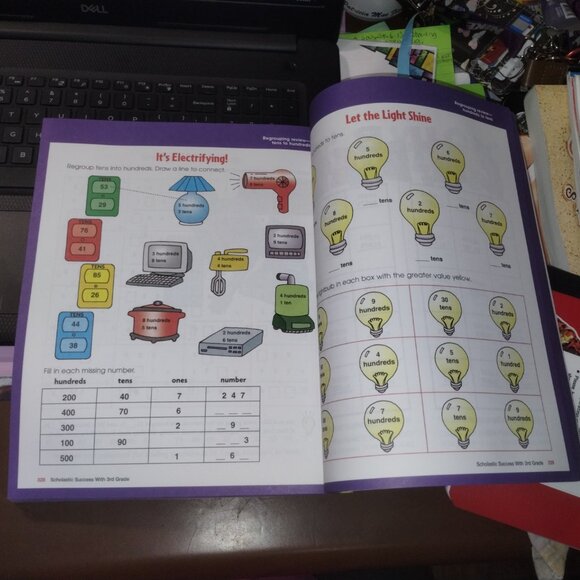 3RD GRADE SCHOLASTIC WORKBOOK -- NEW -- ALL SUBJECTS--#22 - Picture 5 of 5